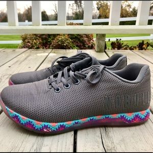 NOBULL Grey Patchwork Trainer